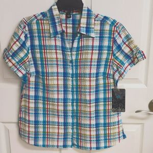 Erika button down, small